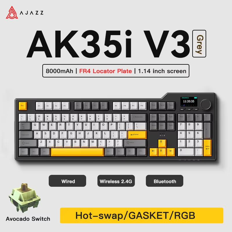 아자즈 AK35I V3 MAX 트라이 모드 유선/블루투 - Gaming Keyboard Hot Swappable 리뷰 및 가격
