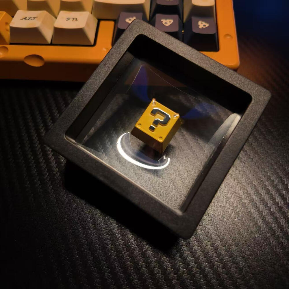 레트로 8비트 픽셀 퀘스티언 블록 메탈 키캡 - 3D  - Gaming Keyboard Nearby 리뷰 및 가격
