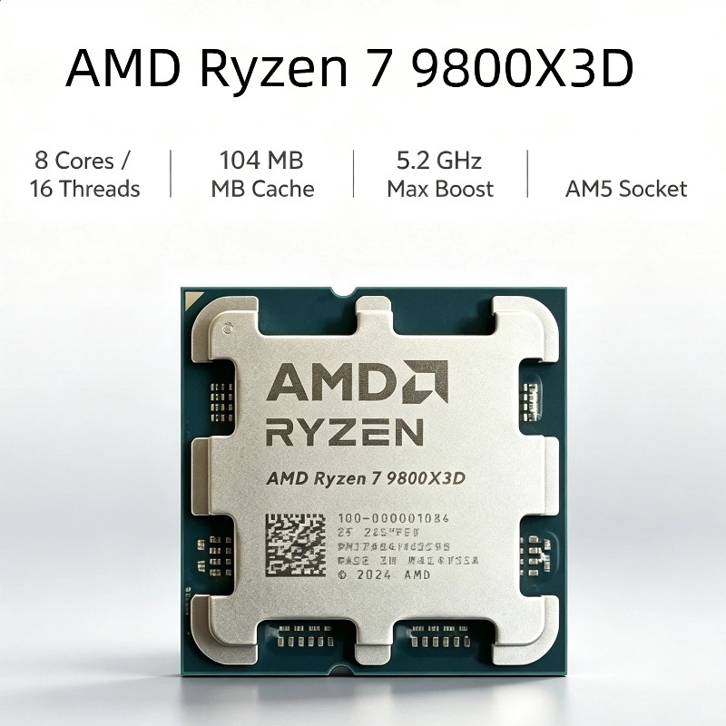 AMD 라이젠 7 9800X3D 콘텐츠 제작 및 게이밍 - Amd Cpu Ryzen 7 리뷰 및 가격