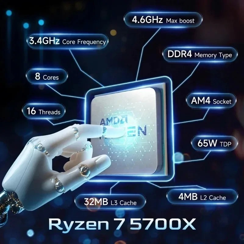 AMD Ryzen 7 5700X 4.6GHz 소켓 AM - Amd Cpu Ryzen 7 리뷰 및 가격